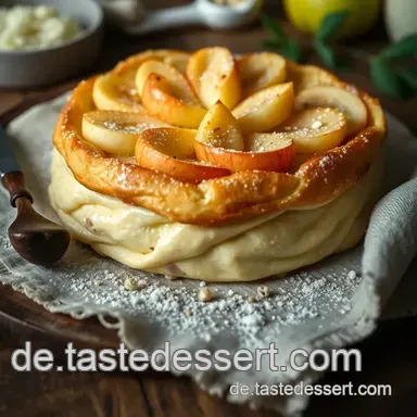 Blätterteig Stern mit Apfel-Zimt-Füllung – Ein einfaches Rezept für festliche Anlässe Rezeptkarte