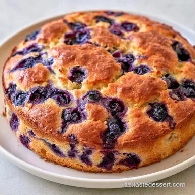 Blaubeerkuchen mit Griechischem Joghurt Rezeptkarte