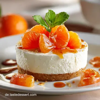 Cheesecake Creme mit Mandarinen: Schneller Genuss ohne Backen Rezeptkarte
