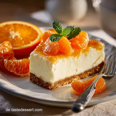 Cheesecake Creme mit Mandarinen: Schneller Genuss ohne Backen