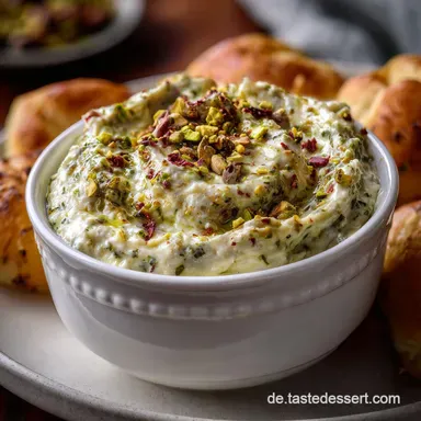 Pistazien Feta Dip: Mediterrane Cremigkeit in 10 Minuten Rezeptkarte
