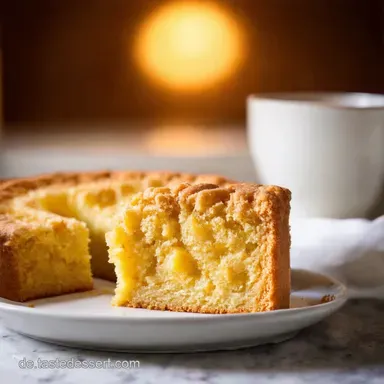 BlitzApfelkuchen Omas Rezept superschnell Einfach Backen Rezeptkarte