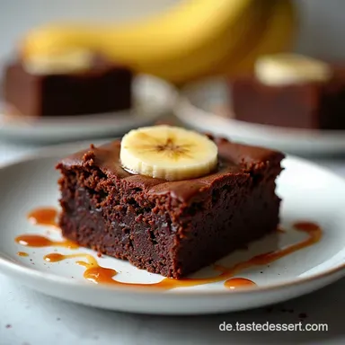 3 Zutaten Bananen Brownies Blitzrezept f&uuml;r SchokoGl&uuml;ck