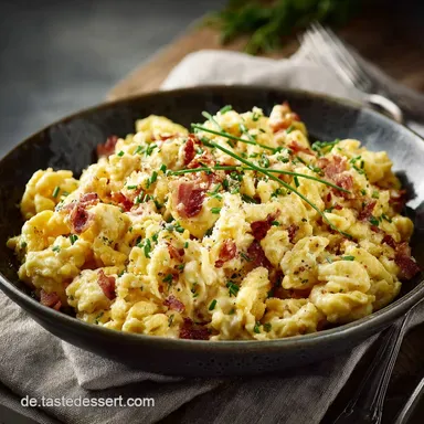 Anzeige Geht super schnell und schmeckt soooo leck Cremige K&auml;seSp&auml;tzle in 20 Min Rezeptkarte