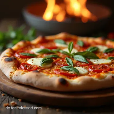 Neapolitanische Pizza selber machen Einfaches BlitzRezept Rezeptkarte