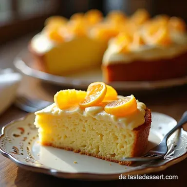 Einfache Torten Blitz JoghurtZitronen Torte Rezept Rezeptkarte