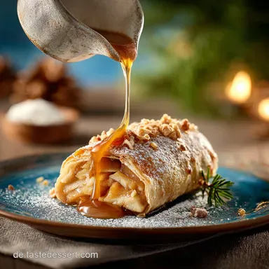 BratapfelWrap Omas Winterdessert in 30 Min Mit GoldsaftKaramell