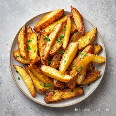 Rezeptbratkartoffeln in der Hei&szlig;luftfritteuse: Knusprig in 32 Min. Rezeptkarte