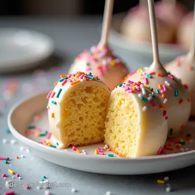 Cake Pop KonfettiKuchen Meine s&uuml;&szlig;e &Uuml;berraschung