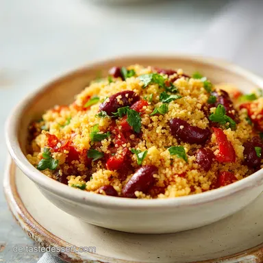 Rezeptcouscous Kidneybohnen Tomaten in 15 Minuten Rezeptkarte