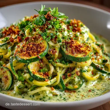 Cremige Zucchinipasta Sauce La Crema Verde In 15 Minuten fertig