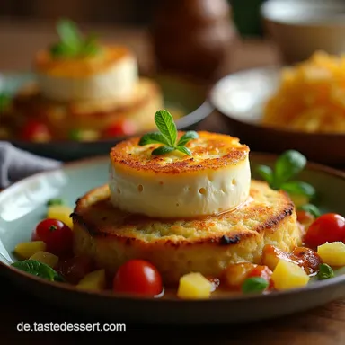 Ofenk&auml;se mit Gem&uuml;se Einfaches Low Carb Ofengericht Rezeptkarte