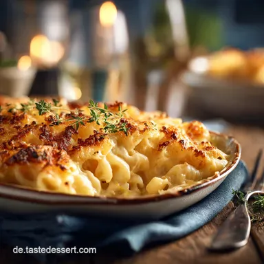 Cremiger SchupfnudelAuflauf Schnell einfach mit K&auml;sekruste Rezeptkarte