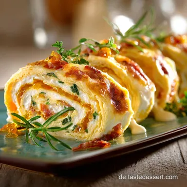 CamembertEi: Cremiges Seelenfutter in der Omelett-Roulade Rezeptkarte
