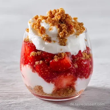 ErdbeerDessert im Glas: Cremige Mascarpone-Wolke (Ohne Backen)