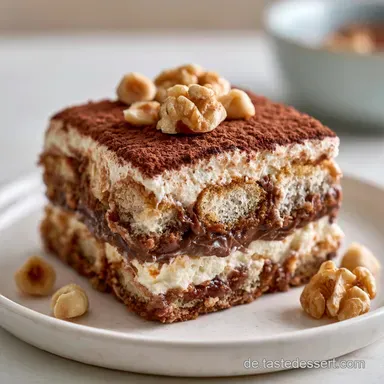Nutella Tiramisu f&uuml;r 6 Personen Rezeptkarte