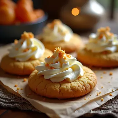 Cremiges TraubenCookieTrifle Mein liebstes Quarkdessert Rezeptkarte