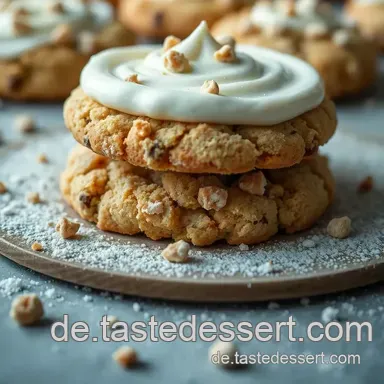 Crumbl Cookies Backen: Mein Rezept f&uuml;r Riesen-Kekse mit Frosting! Rezeptkarte