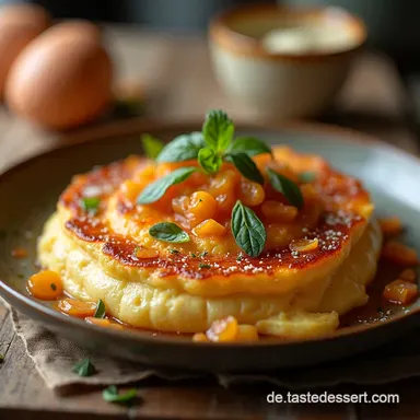 Mein fluffiger QuarkAuflauf Low Carb mit nur 4 Zutaten Besser als jeder Kuchenersatz Rezeptkarte