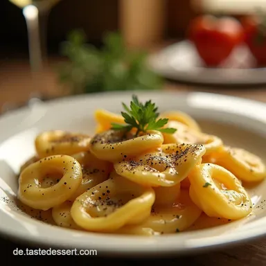 Mein Geheimnis Tortellini alla Panna wie beim In 25 Minuten cremig perfekt Rezeptkarte