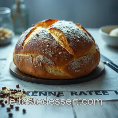 Mein Liebes-Rezept Ofenmeister: Knuspriges Bauernbrot Einfach & Gelingsicher Rezeptkarte