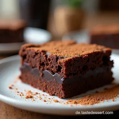 Perfekte Brownies Rezept saftig vegan im Nu Mein Fudgy SchokoGeheimnis