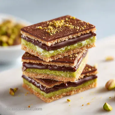 Dubai Schokolade Rezept: No-Bake Pistazien-Kadayif Rezeptkarte