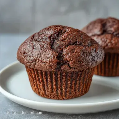 Dunkle Schoko Muffins f&uuml;r 12 Muffins