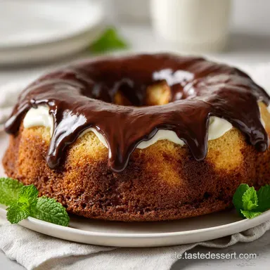 Rezept mit Eierlik&ouml;r und Schokolade: Saftiger Kuchen in 65 Minuten Rezeptkarte