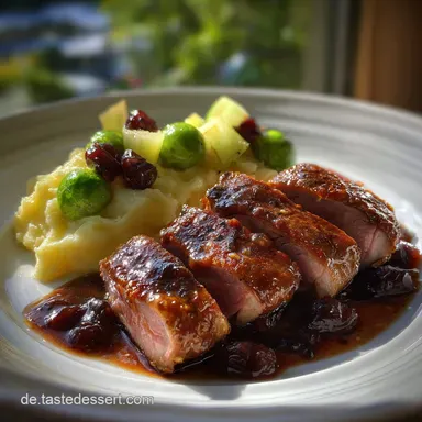Festliches Hauptspeisen Rezept f&uuml;r dein easy Weihnachtsmen&uuml; mit Entenbrust
