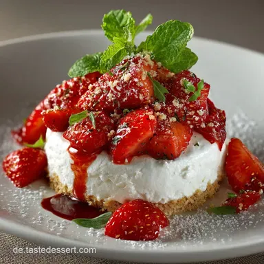 Blitzschnelles Sommerdessert mit Erdbeeren MascarponeCreme Rezeptkarte
