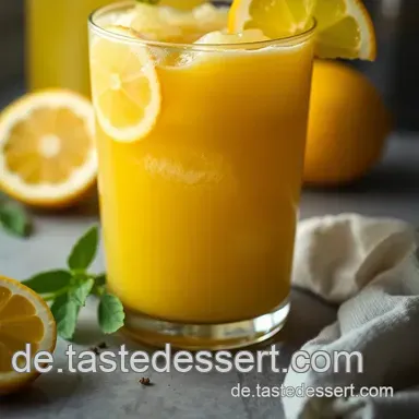 Erfrischende Maracuja Limonade – Der Geschmack des Sommers im Glas! Rezeptkarte