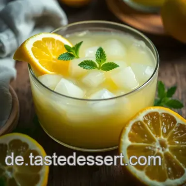 Erfrischende Zitronen-Ingwer-Limonade: Der perfekte Sommer-Durstlöscher! Rezeptkarte