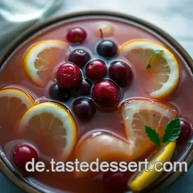 Erfrischender Holundersaft – Ein Hauch von Sommer für Zuhause Rezeptkarte