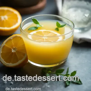 Erfrischenden Eistee selber machen: Ein Sommerhit mit Zitrone & Minze Rezeptkarte