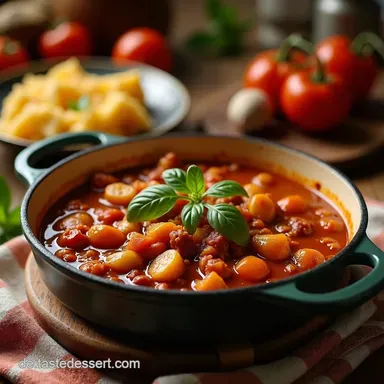 Einfaches Dutch Oven Chili Rezept Herzhaftes OnePotWunder aus der Gulaschkanone Rezeptkarte