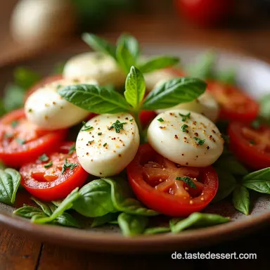 Tomaten Mozzarella Salat in 15 Minuten Das beste Caprese BlitzRezept Rezeptkarte