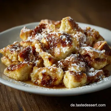Kaiserschmarrn Rezept: Extra fluffig, mit perfekter Karamellkruste Rezeptkarte