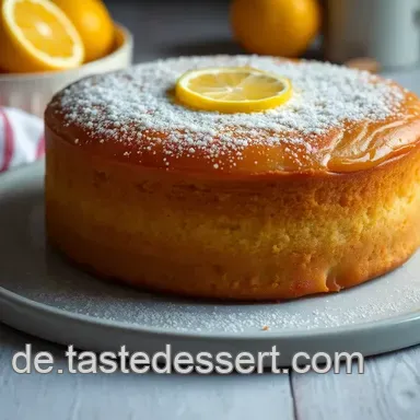 Frischer Zitronenkuchen &ndash; Mein einfaches Rezept f&uuml;r den perfekten Genuss Rezeptkarte