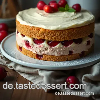 Frischkäse Torte mit Erdbeeren – Ein Sommertraum für jeden Anlass Rezeptkarte
