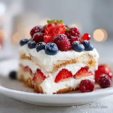 Rezept f&uuml;r Fr&uuml;chte Tiramisu mit Mascarpone f&uuml;r 8 Portionen Rezeptkarte