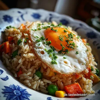 Gebratener Reis mit Ei und Gem&uuml;se einfach lecker &ndash; Blitzschnell & K&ouml;stlich