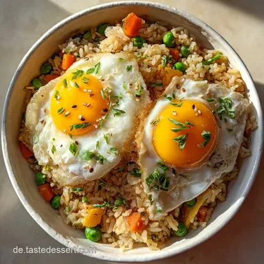 Gebratener Reis mit Ei in 20 Minuten: Einfaches Rezept Rezeptkarte