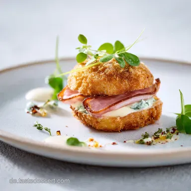 Gef&uuml;llter Kl&ouml;&szlig;eAuflauf: Herzhafter Auflauf mit K&auml;se Speck Rezeptkarte