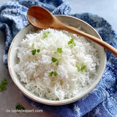 Gekochter Reis: Einfach und Schnell im Topf Rezeptkarte