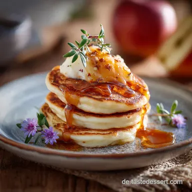 Gesunde Pancakes mit Apfelmus: Fluffig Ohne Ei