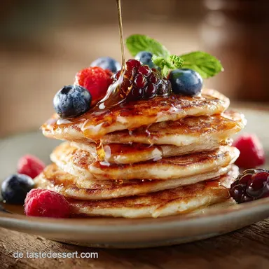 Gesunde Pancakes ohne Ei: Saftig, ballaststoffreich und in 30 Min. fertig Rezeptkarte