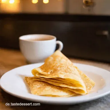 Der perfekte Cr&ecirc;pes Teig Einfach Goldbraun Lecker Rezeptkarte