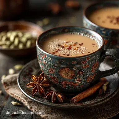 Der Goldene ChaiTraum Masala Chai selber machen Rezeptkarte