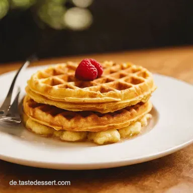 Rezept Einfache Waffeln Omas Goldknuspriges Glück Rezeptkarte